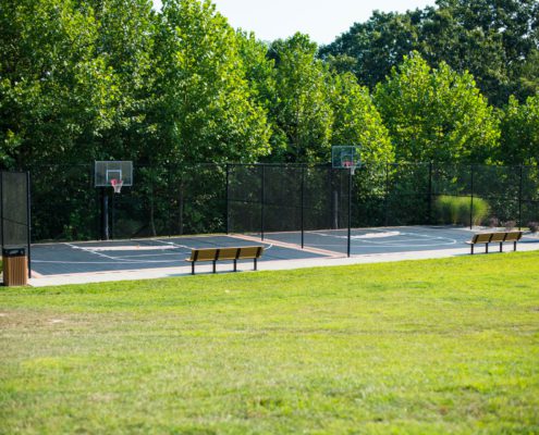 Eagle View Luxury Apartments and Townhomes Basketball Court Detail