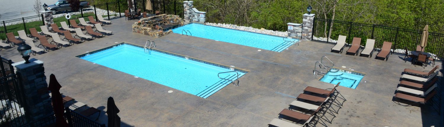 Eagle View Luxury Apartments and Townhomes Pool Amenity Detail