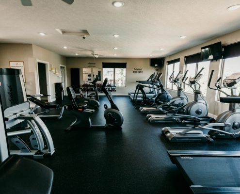 Eagle View Luxury Apartments and Townhomes Fitness Center Amenity Detail