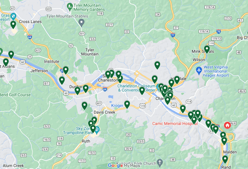 Local Schools and Areas of Interest near Eagle View Apartments and Townhomes